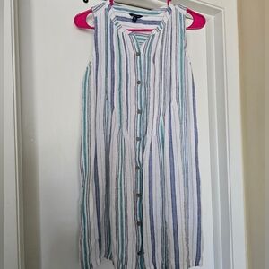 🌷 Nautica Striped Sleeveless Dress